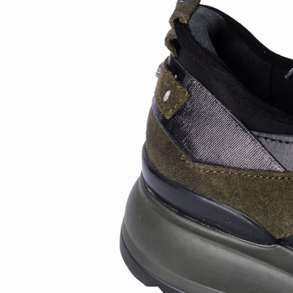 GEORGE HOGG BLACK, DARK GREEN TRAINERS | WOMENS SIZE 37 - Picture 5 of 5